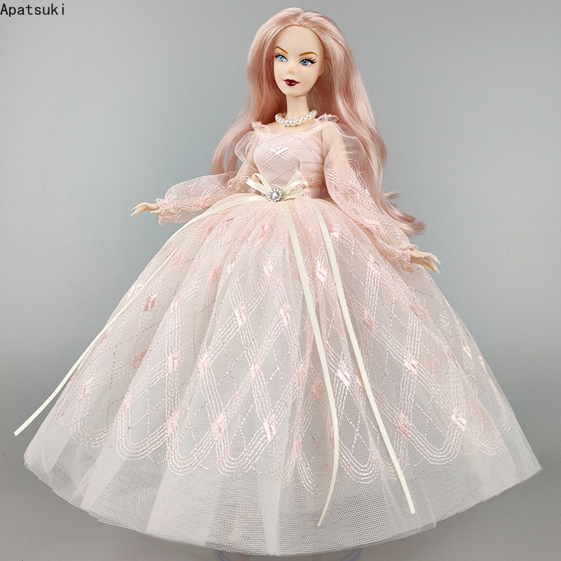 Philodendron Pink Princess - 11.5 인치 인형 의상을위한 핑크 수제