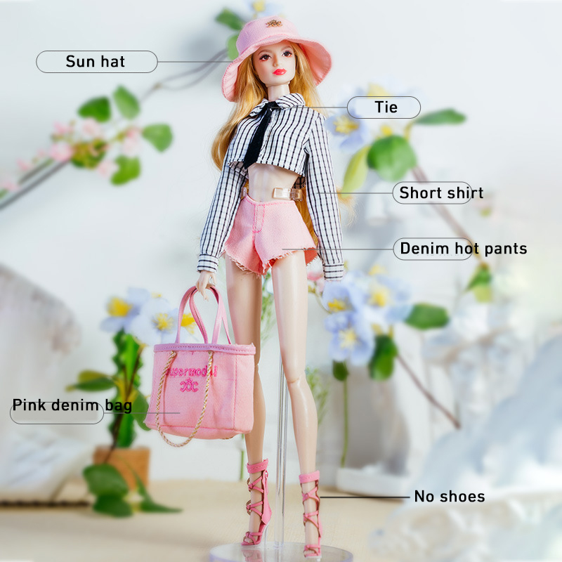 32cm 슈퍼 모델 인형 복장 유럽 패션 체크 무늬 셔 - Philodendron Pink Princess 리뷰 및 가격
