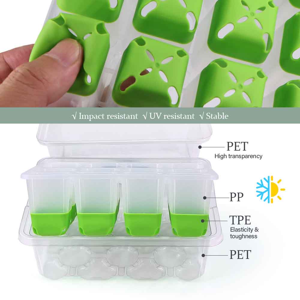 LED 성장 조명 모종 스타터 트레이 키트, 투명 커버 - Plant Parent Kit 리뷰 및 가격