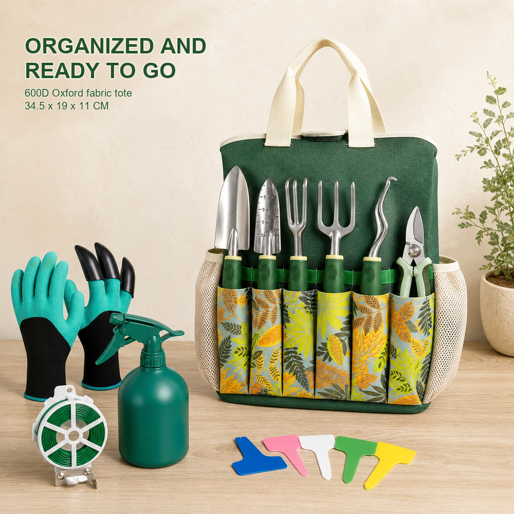 16종 정원 도구 세트 알루미늄 합금 원예용 손 도구  - Plant Parent Kit 리뷰 및 가격